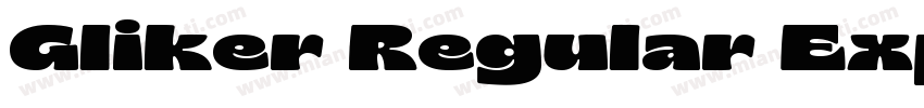 Gliker Regular Expan字体转换